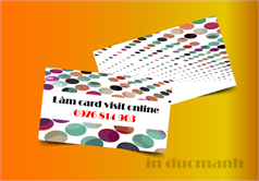 Làm card visit online | Làm card visit online giá rẻ tại Hà Nội