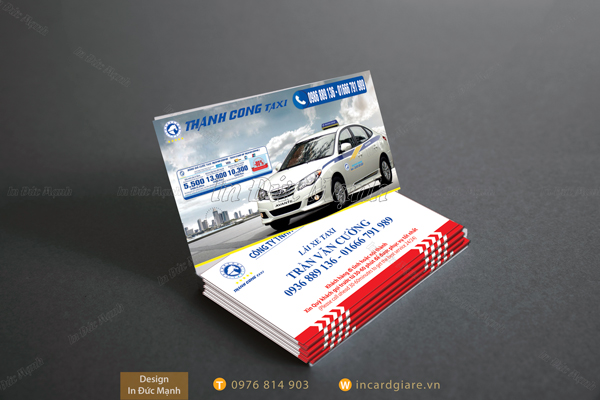card visit taxi thanh cong